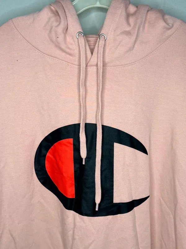 Champion Pink Hoody Sweatshirt - Image 2