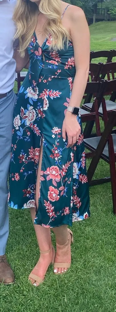 Amazon Floral Wedding Guest Dress - Image 2