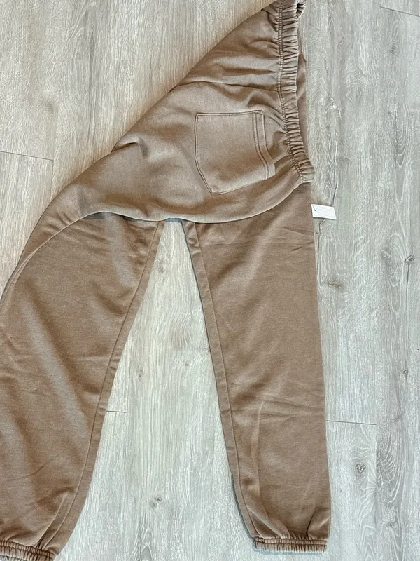 No Boundaries Brown Fleece Jogger - Image 5