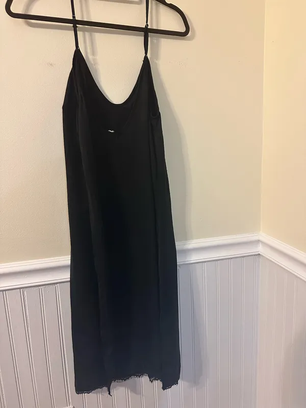 Out From Under Black Slip Lace Dress - Image 4