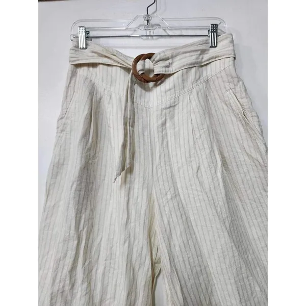 NWT Anthropologie Palm Beach Belted Pants Size 8. A42 - Image 9