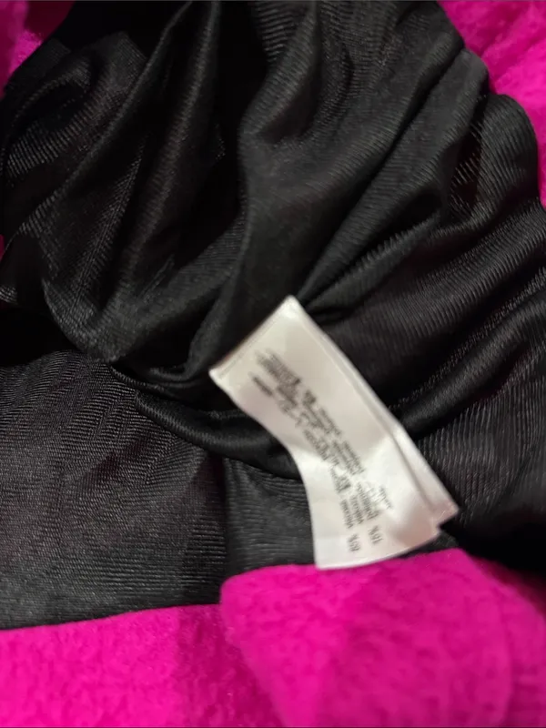 NWOT ZARA Pink / Fuchsia Faux Fur Teddy Boucle Coat Jacket Double Breasted M - Image 6