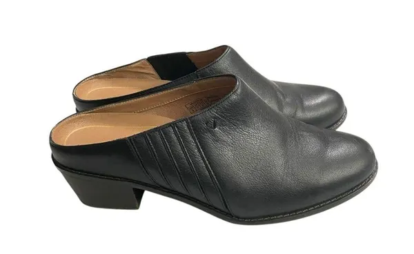 VIONIC Joy Nellie Orthopedic Mules Slip On Comfort Heel Black Size: 9 - Image 4