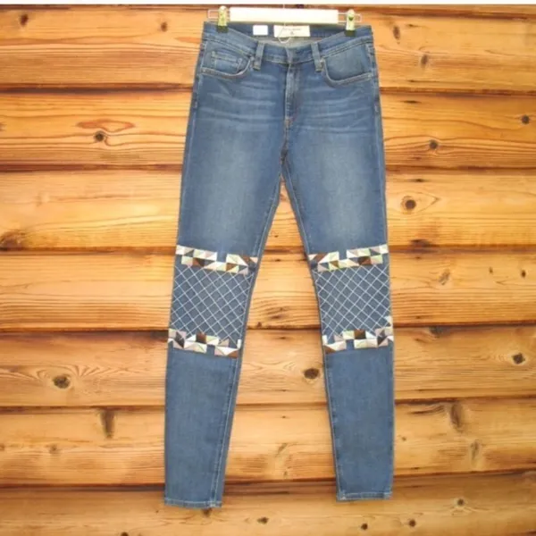 NWT Miss Me Blue Skinny Moto Jeans - Image 3