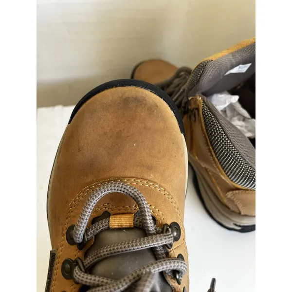 Timberland Hiking Boots Sz 6 Suede Rugged Waterproof Nature Outdoors Laceup Walk - Image 7