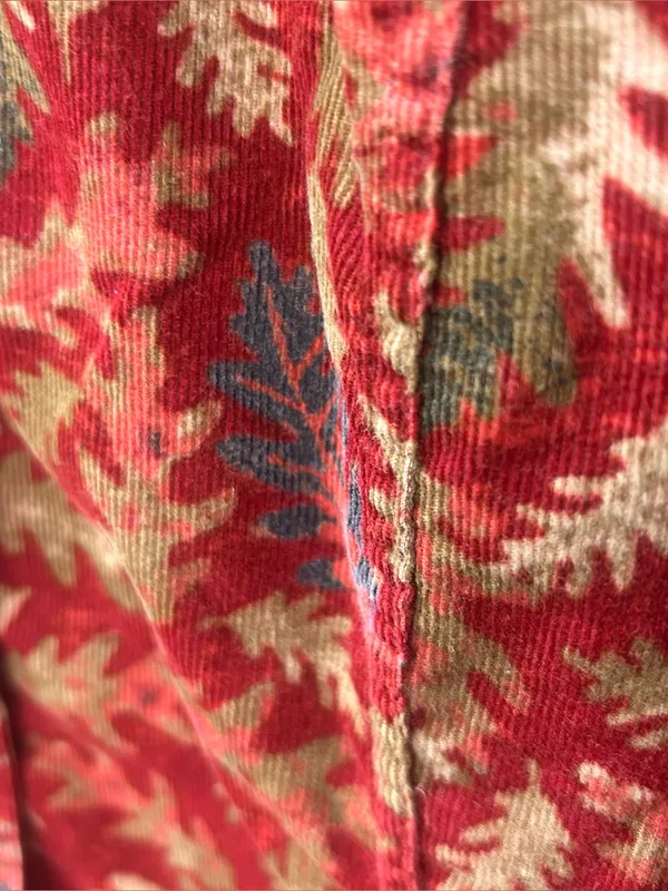Christopher & Banks Autumn Inspired Print Corduroy Jacket: XL - Image 3