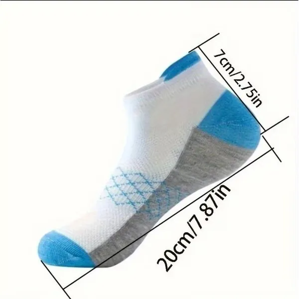 Colorful Athletic Women's Tab Socks 6 PACK Low‎ Cut High Quality NEW - Image 7