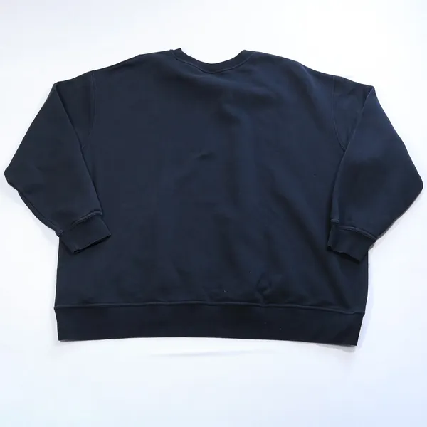 Nike Sweatshirt Womens 2X Black Phoenix Fleece Center Swoosh Crewneck DJ6676-010 - Image 2
