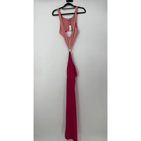 alice + olivia Arizona Cutout O-Ring Maxi Dress Womens Size 12 - Image 3