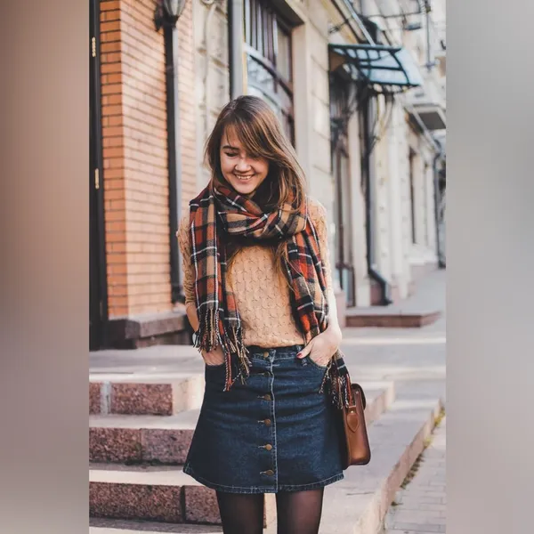 Wax Jean Basic‎ Denim Distressed Skirt Size M - Image 13