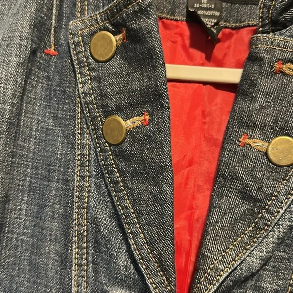 Boston Design Studio‎ denim jacket size 12 - Image 5