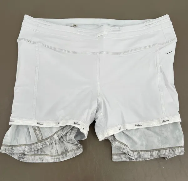 Lululemon TALL Pace Rival Skirt City Breeze Alpine White Athletic Tennis Skort 8 - Image 9