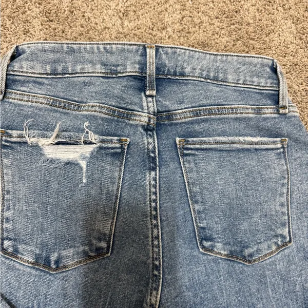 Abercrombie & Fitch High Rise Light Blue Jeans - Image 11