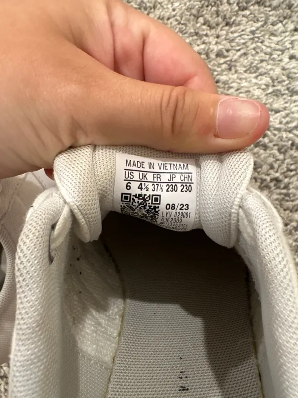 White Platform Adidas Sneakers - Image 3