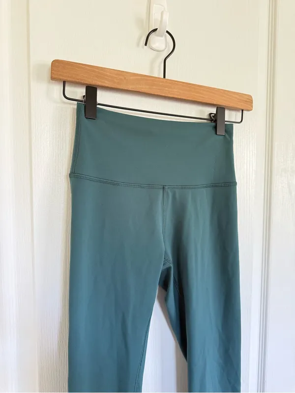 Lululemon Wunder Train High-Rise Tight 25" Green Jasper - Image 4