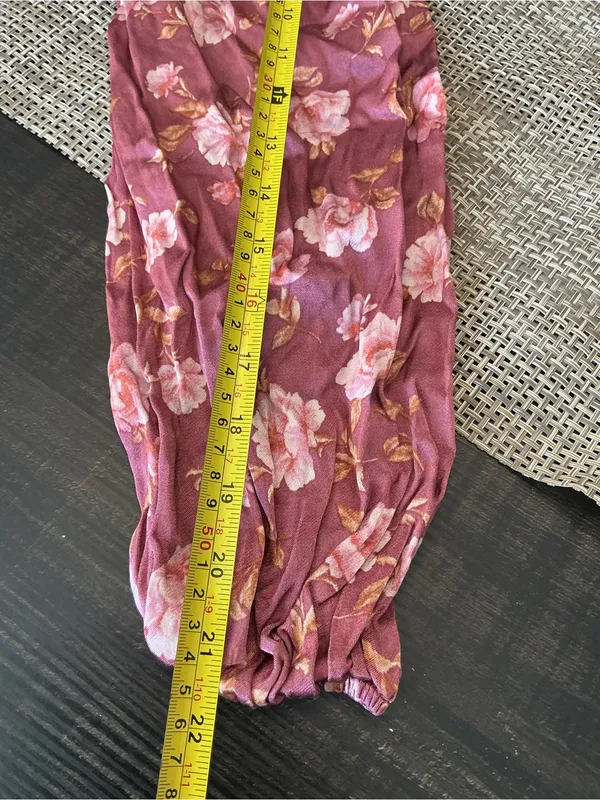 Altar’d State Floral Long Sleeve Mini Dress Mauve Size M - Image 13