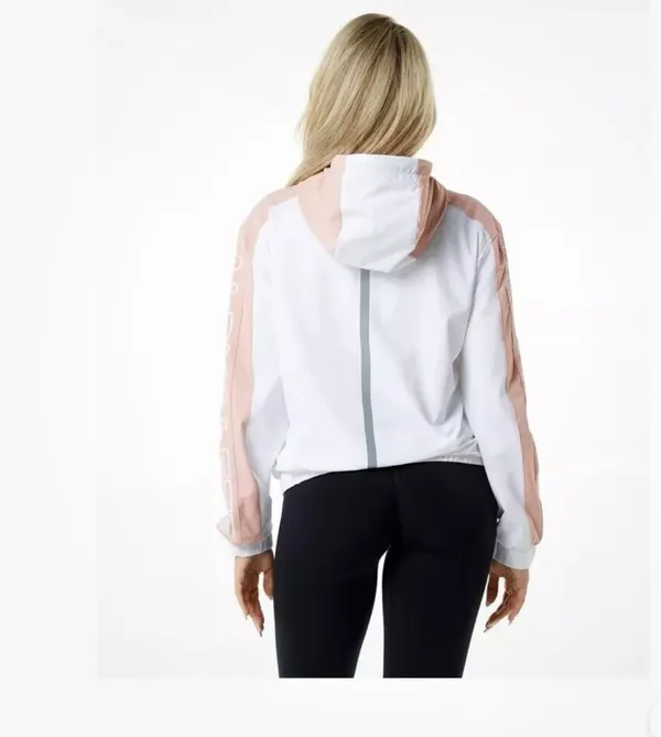 Alphalete Women's EXP Tech Windbreaker- Himalayan Pink, Size Large - Image 3