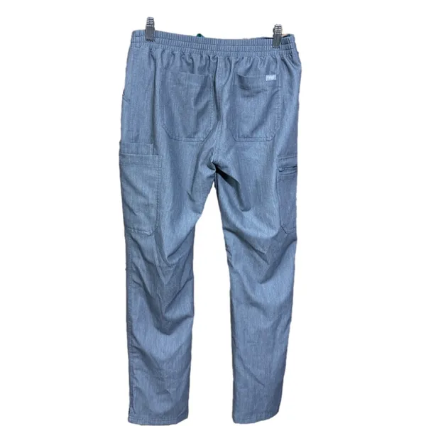 Figs Technical Collection ‘Yola’ Kade Gray Cargo Skinny Scrub Pants - Image 3