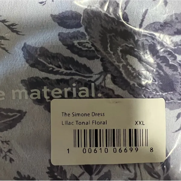 Hill House The Simone Dress Lilac floral Sz XXL - Image 4