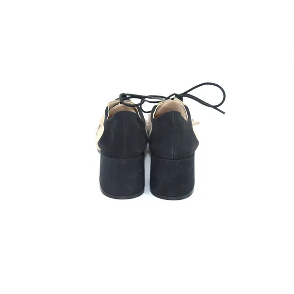All Black by Anthropologie Womens Oxford Heel Shoes -‎ Lace Up, Tassel Detail - Image 5