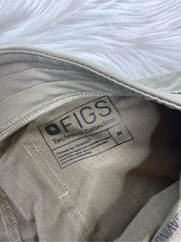 Figs Heathered Olive PO 1449 Zamora Scrub Pants - Image 3