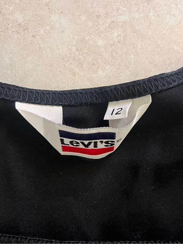 Vintage Levis ski overalls corduroy pants womens 12 - Image 6