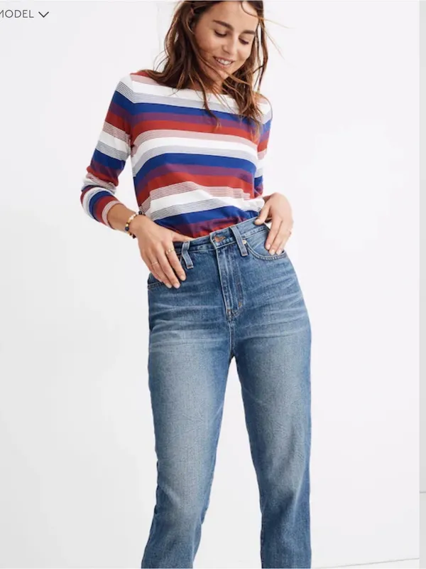 Madewell The Momjean in Downey Wash Jeans Size 28 - Image 2