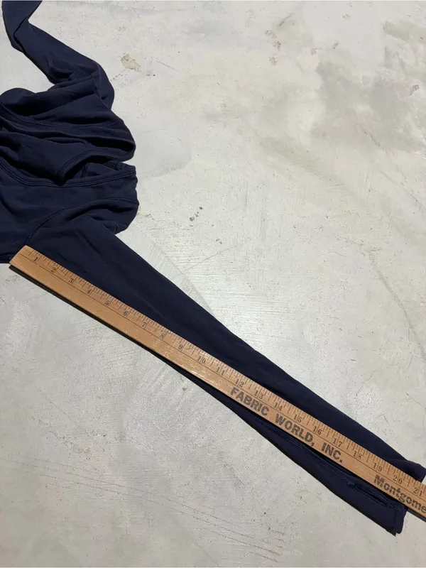 Lululemon Long Sleeve Scoop Neck Top navy 6 - Image 4