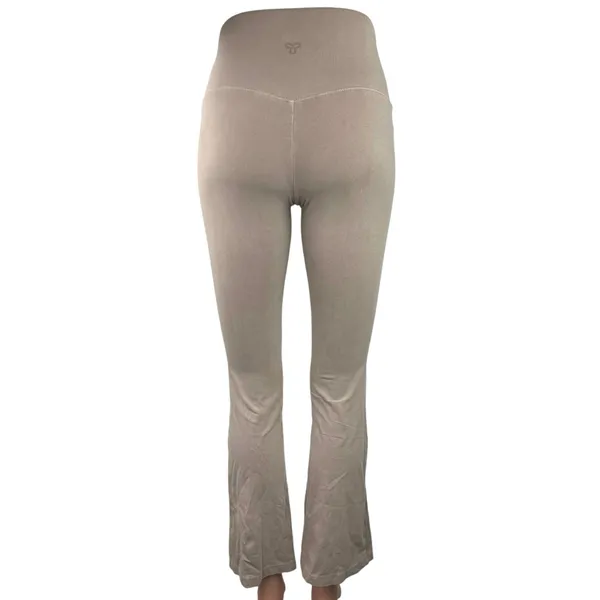 Aritzia TNA Chill Atmosphere Beige Flare Boot Cut Yoga Leggings Sweat Pants - Image 3