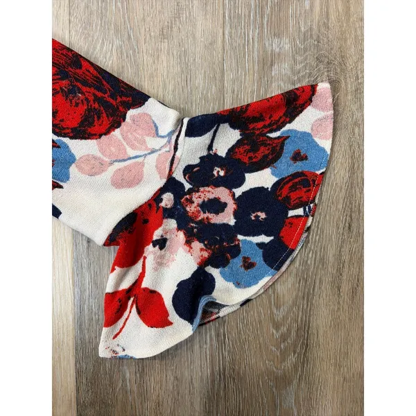 Maeve Anthropologie Floral Shift Dress Bell Sleeve Large - Image 8