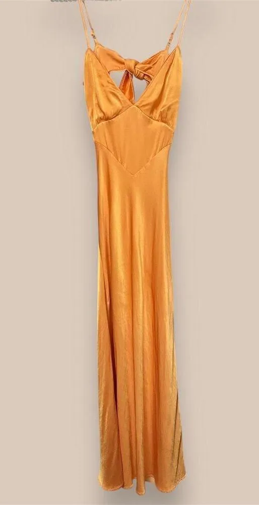 Bardot MALINDA SLIP DRESS From Revolve in Burnt Orange - Image 3
