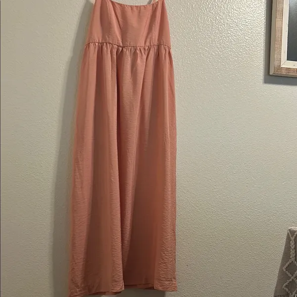 A New Day Pink Sleeveless Square Neck Maxi Sundress - Image 4