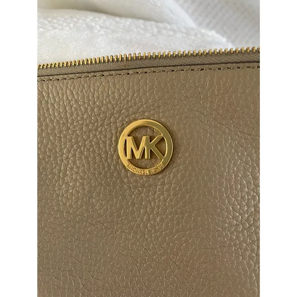 Michael Kors Tan Clutch Wristlet - Image 4