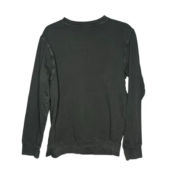 Urban Outfitters Pink Bow Oversized Sweatshirt Gray Coquette Romantic Size M - Image 5