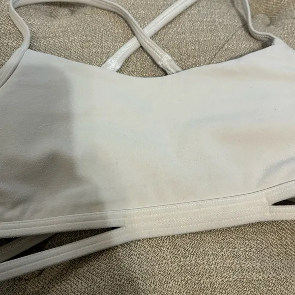TNA Action White Sports Bra *Flawed* - Image 6