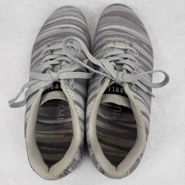 NOBULL Training Shoes Women's Size 10.5‎ Gray Stripe Trainer Sneakers - Image 8
