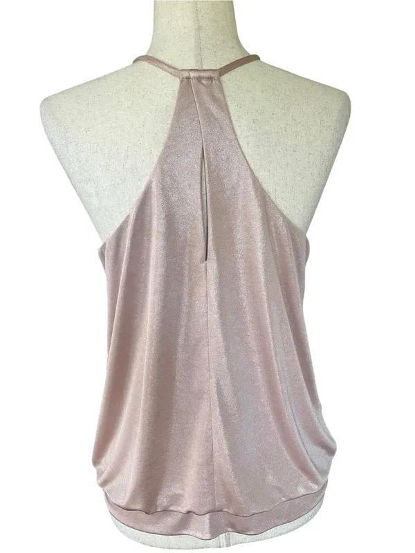Express Cami Shine Tank features a shimmer finish. - Image 7