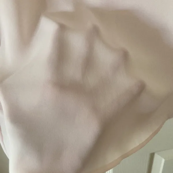EXPRESS Blouse Work Top Pale Pink Size XS Notch Pleat Business Formal Shirt NWT - Image 7