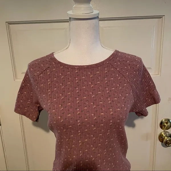 American Eagle Cropped Short Sleeve Top - Image 2