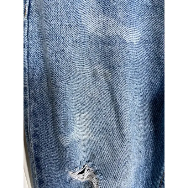 PacSun‎ Womens Jeans Sz 25 90s Boyfriend Distressed Bleached Ripped Baggy - Image 3