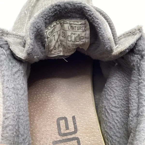 Hey dude's Cindy Loafer Slip On size 7 Light Gray - Image 10