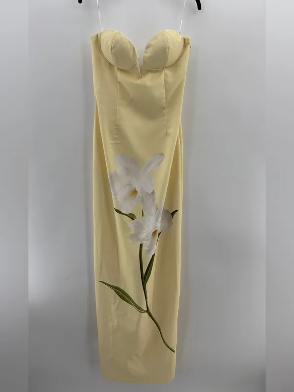 Katie May Ursula Gown in Butter Floral - Image 5