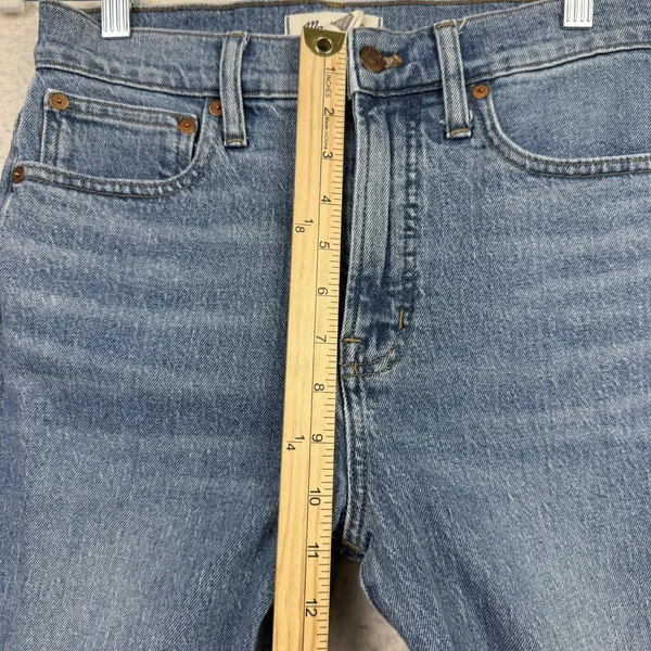 Madewell Jeans Womens 26 Blue The Perfect Vintage Jean‎ High Rise Frayed Hem - Image 9