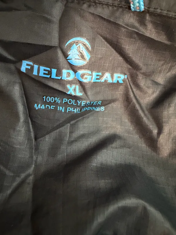 Field Gear Men’s Windbreaker Jacket Black Size XL - Image 4