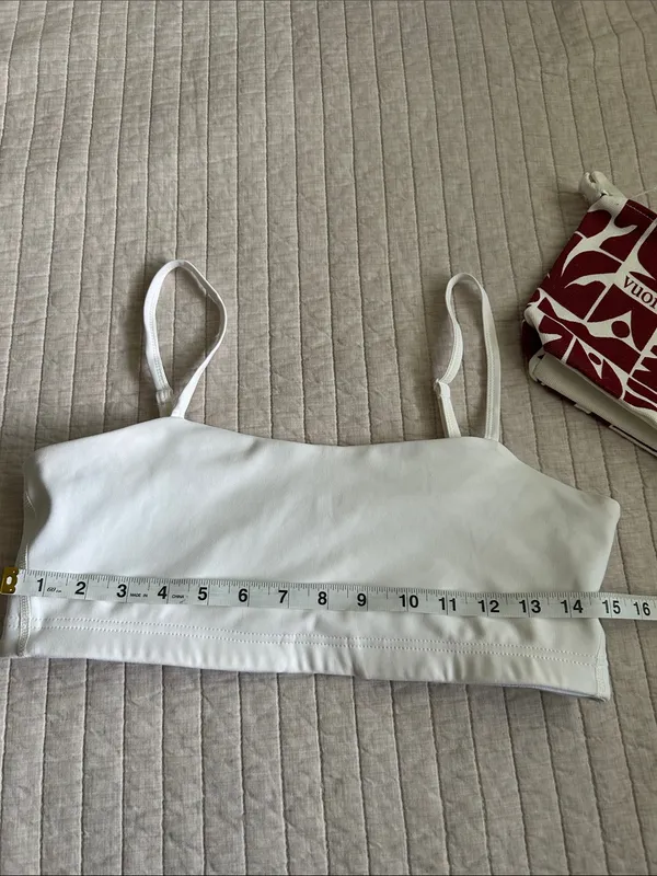 Better bodies, bandeau sport bra white large - Image 2