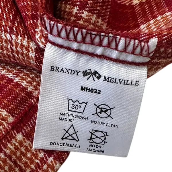 Brandy Melville Multicolor Plaid Mini Skirt Women's One Size | 37-4 - Image 5