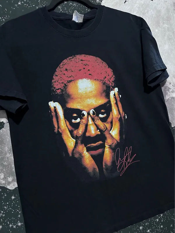 Dennis Rodman Basketball Player Shirt - Image 3