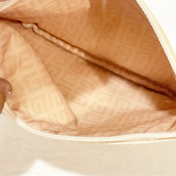 Givenchy‎ Parfumes Tan Plastic Charm Pouch Wallet - Image 3