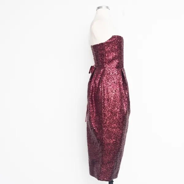 Bronx and Banco Maraya Sequin‎ Strapless Midi Dress - Image 7
