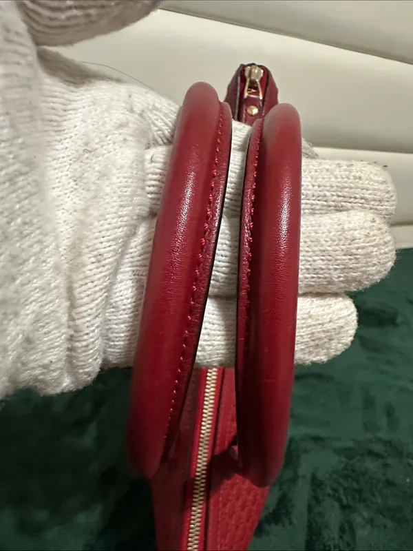 Gucci Micro Guccissima 2-Way Bag in Dark Red - Image 10